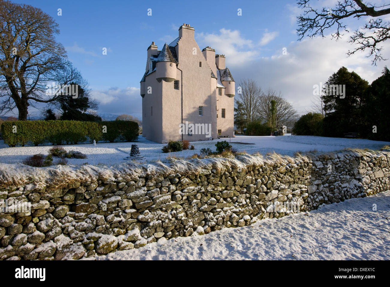 Barcaldine Schloss, besser bekannt als "Schwarze Burg", Argyll Stockfoto