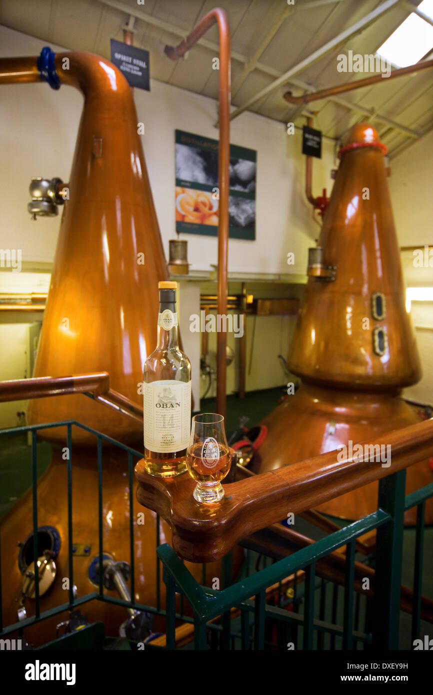 Immer noch Platz, Oban Distillery, Oban, Argyll Stockfoto