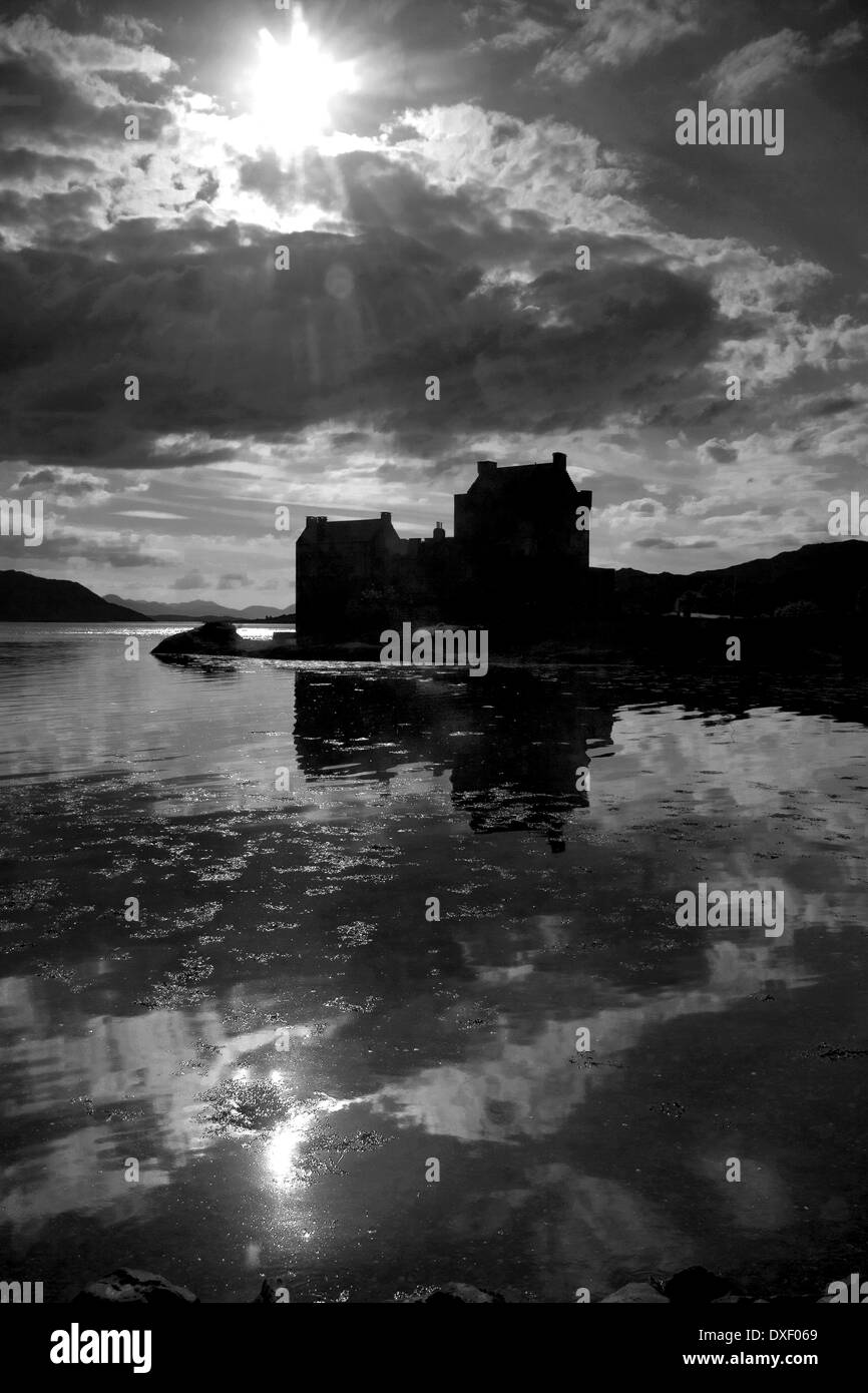 Eilean Donan Castle Loch Duich Stockfoto