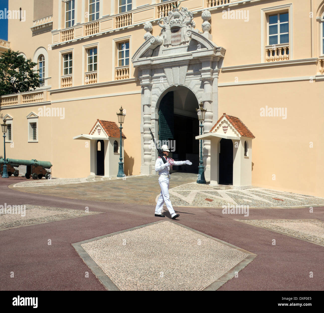 Königspalast in das Fürstentum Monaco an der Cote d ' Azur an der französischen Riviera. Stockfoto