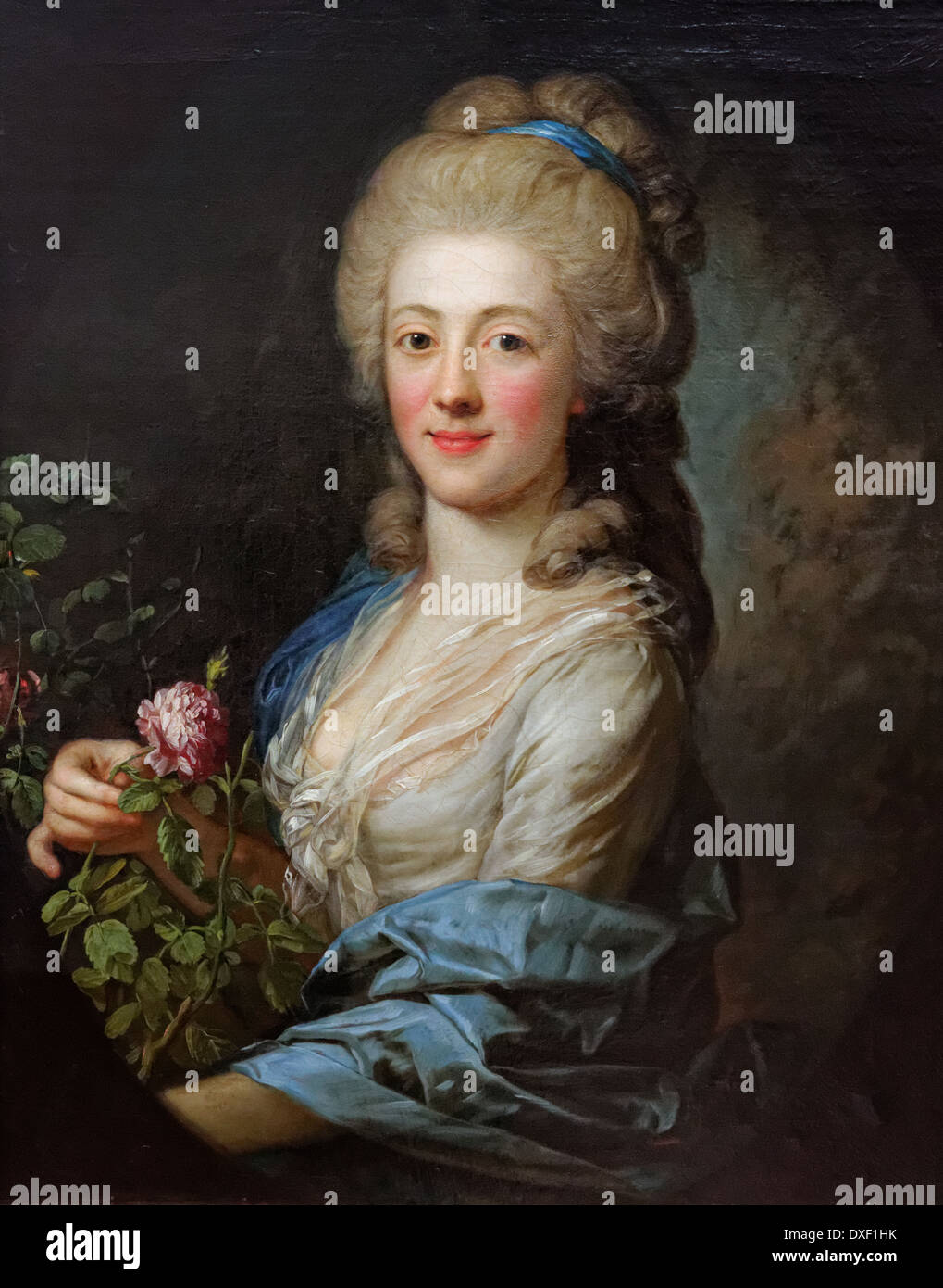 Anton Graff - Juliane Wilhelmine Bause - 1765 - XVIII Jahrhundert - deutsche Schule - Alte Nationalgalerie - Berlin Stockfoto