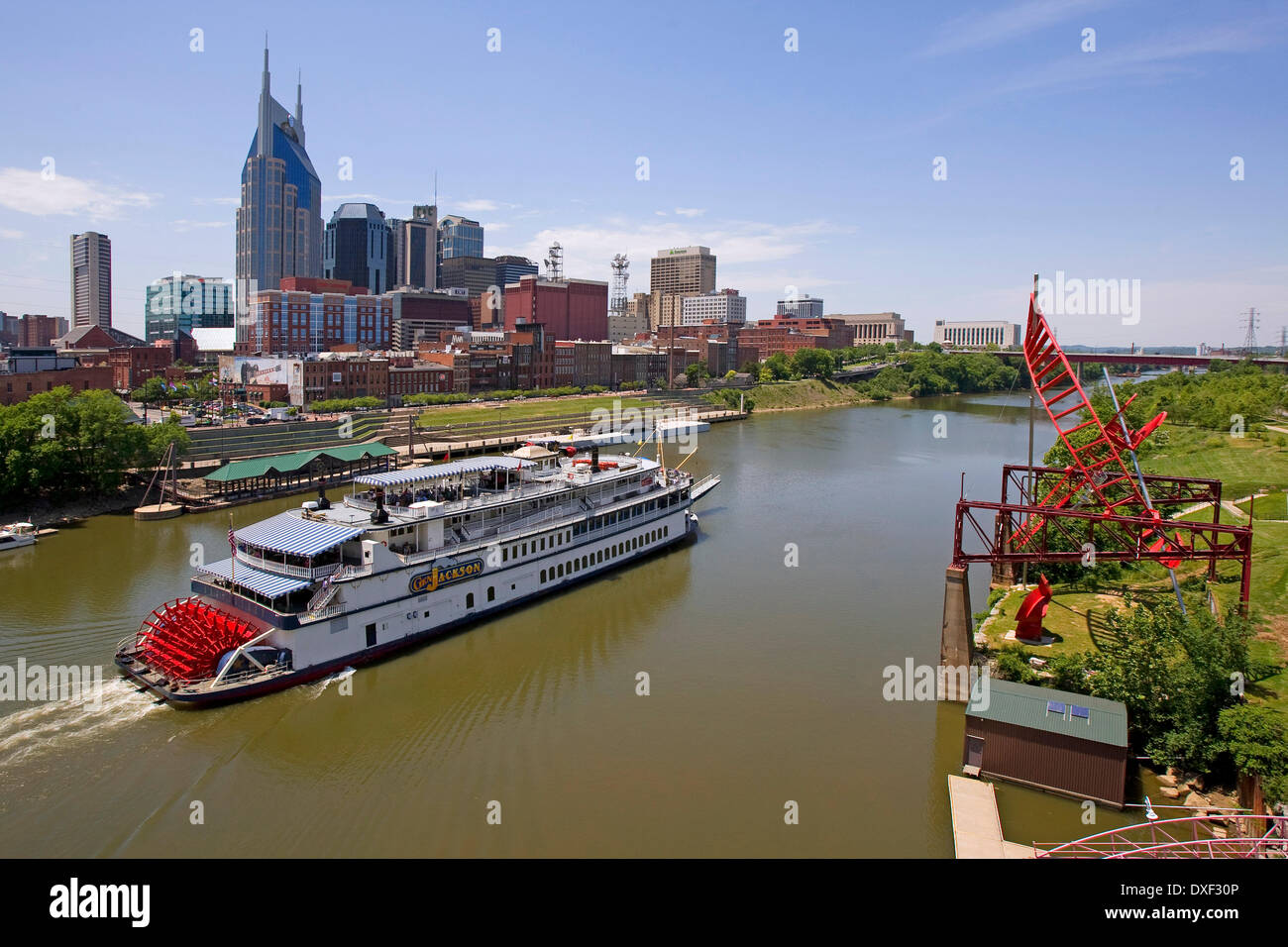 General Jackson vorbei Downtown Nashville, TN USA Stockfoto