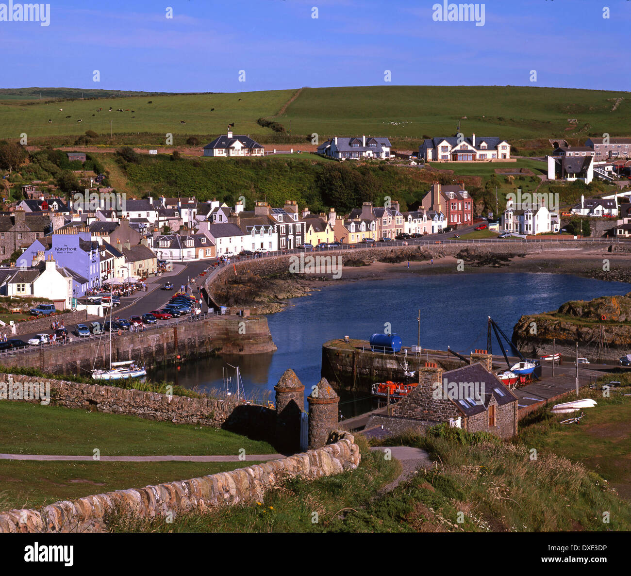 Porpatrick Hafen, Dumfries & Galloway Stockfoto