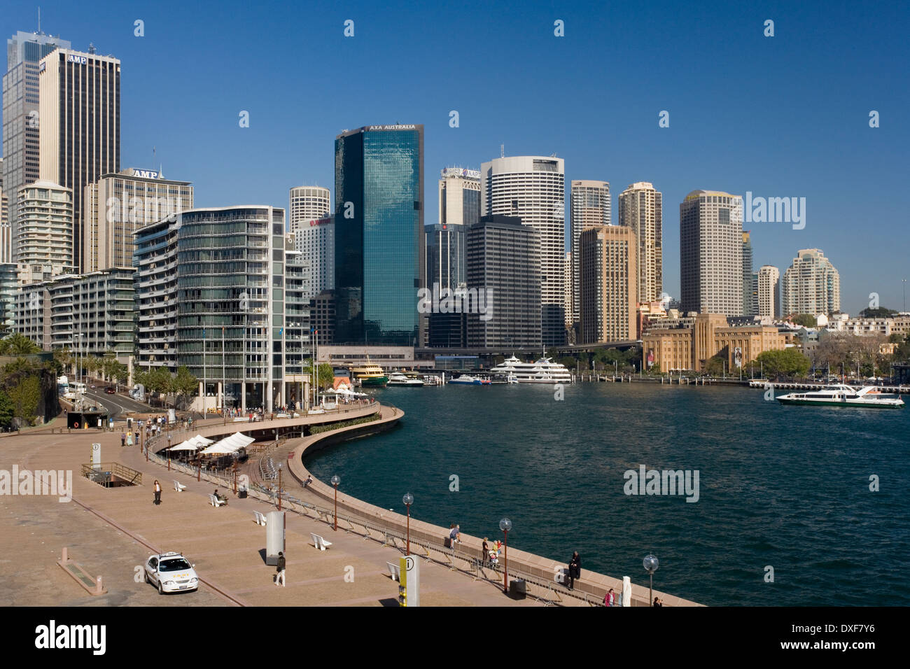 Der Felsen-Bereich der Innenstadt von Sydney in Australien. Stockfoto
