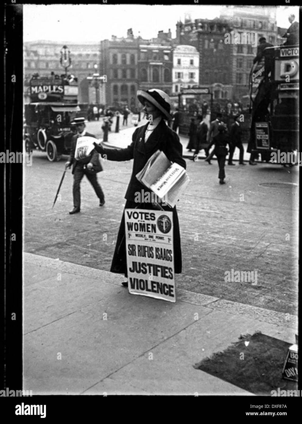 Angleterre Suffragette Stockfoto