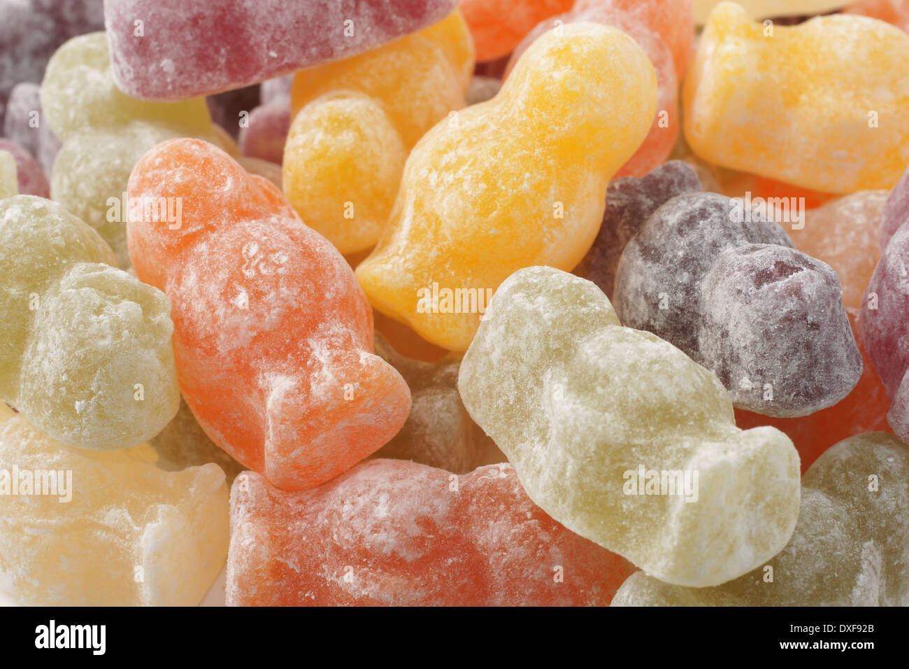 Gummibärchen Sie, eine weiche Süßwaren als Babys in einer Vielzahl von  Farben und Aromen geprägt Stockfotografie - Alamy