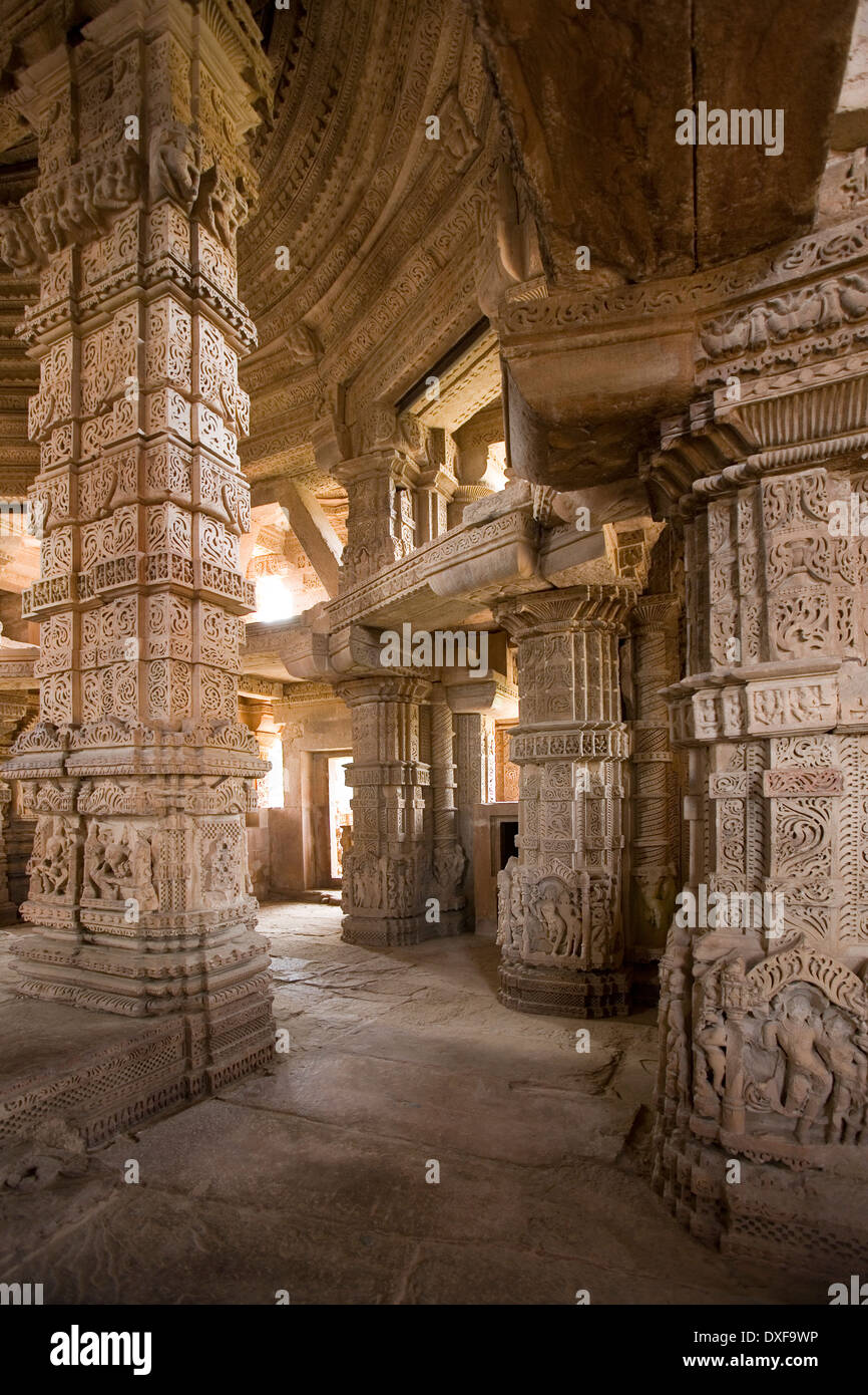 Teli-ka-Mandar Hindu-Tempel in Gwalior in Madhya Pradesh Region von zentralem Indien Stockfoto