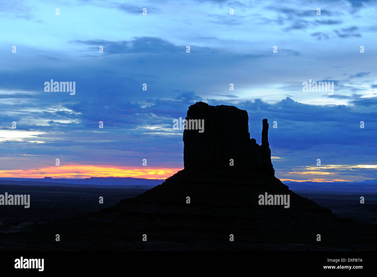Westen Buttes, Monument Valley, Arizona, USA Stockfoto