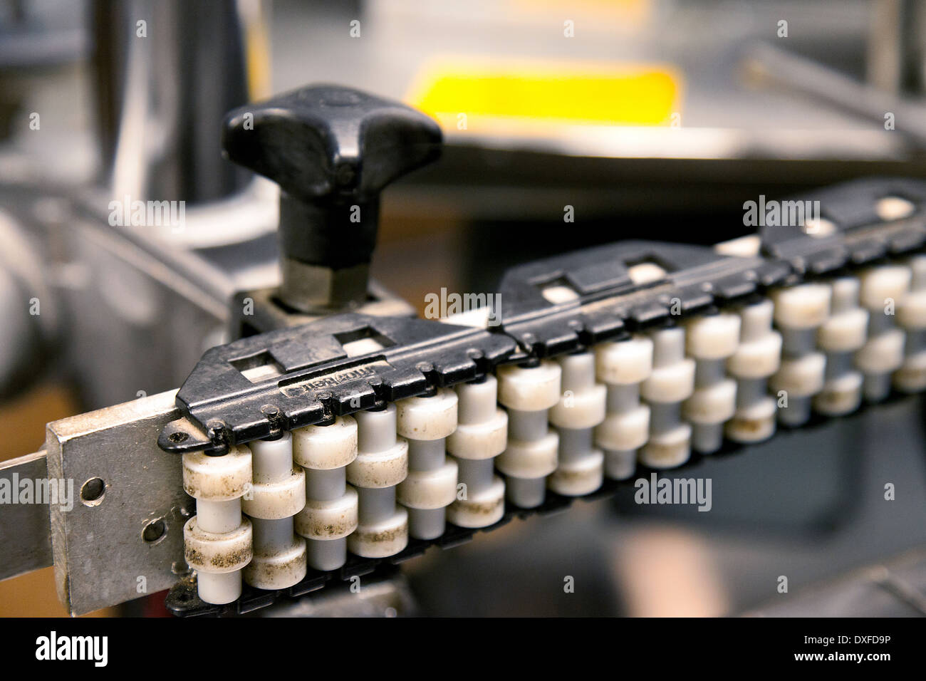 Maschinen - Werksmaschine hautnah Stockfoto