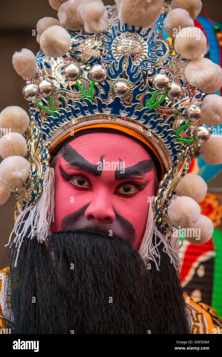 Das chinesische Neujahrsfest in Chinatown in Bangkok in Thailand. Stockfoto