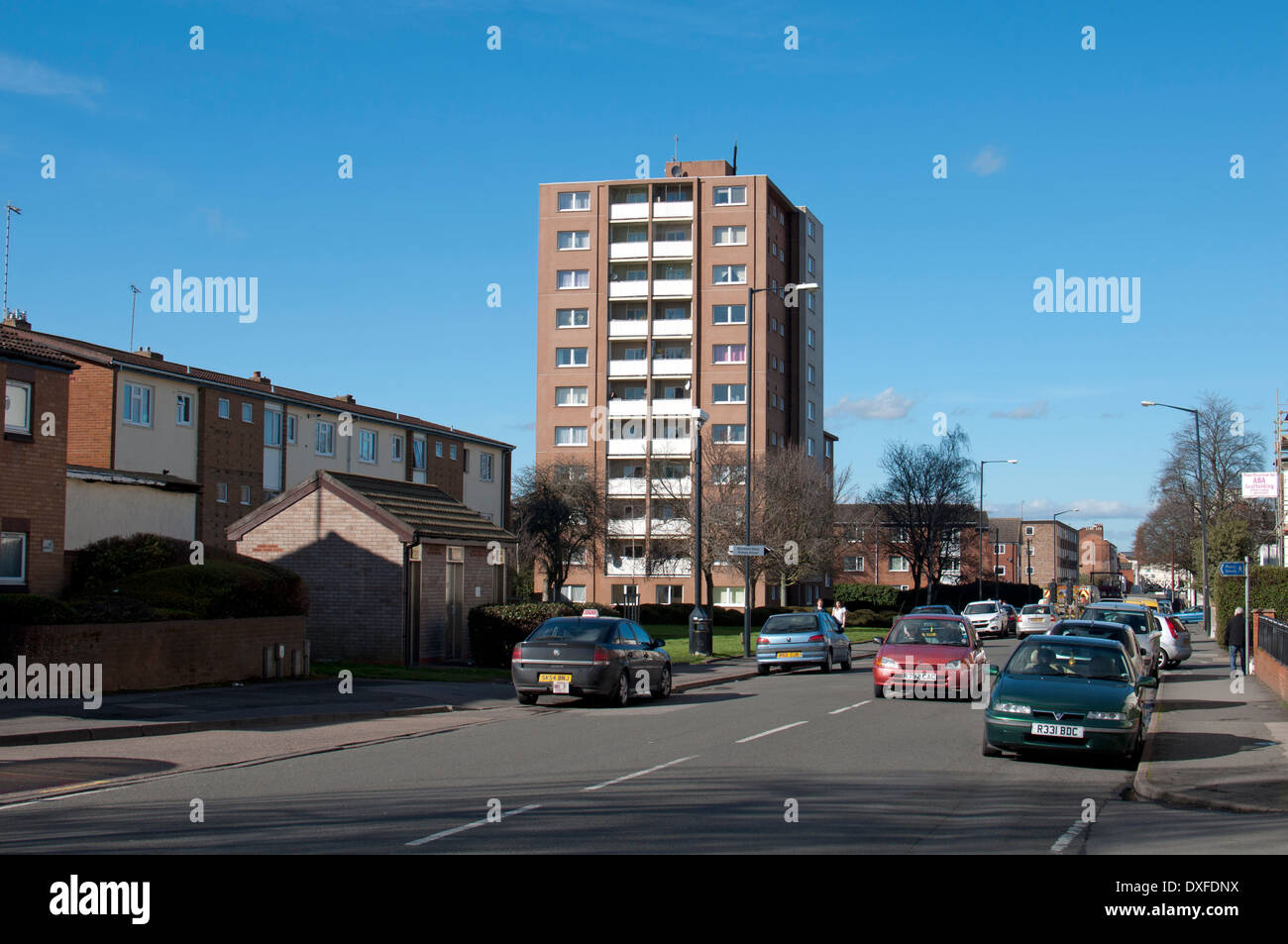 Brunswick Street, Leamington Spa, Warwickshire, England, Vereinigtes Königreich Stockfoto