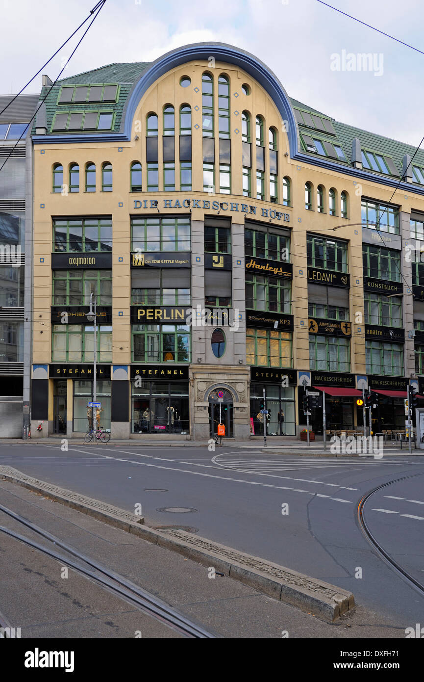 Hackeschen Hofe, Hackescher Markt, Berlin, Deutschland / Hackeschen Höfen Stockfoto