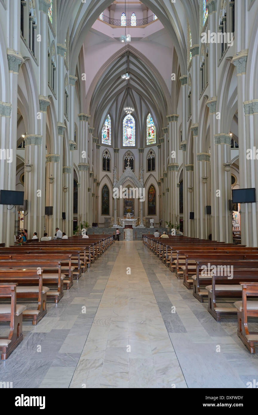 Katholische Kathedrale, Altstadt, Guayaquil, Provinz Guayas, Ecuador Stockfoto