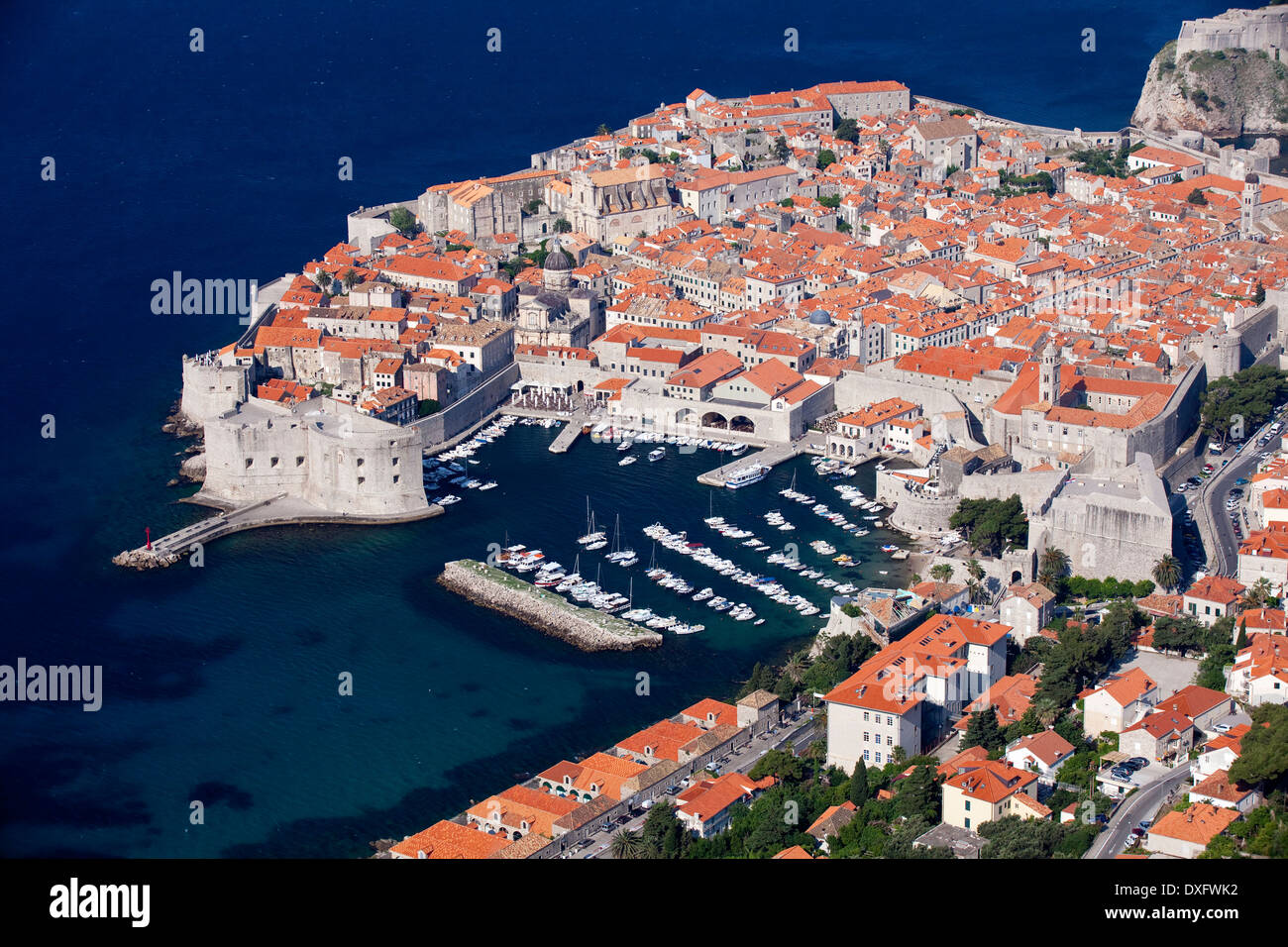 Altstadt von Dubrovnik, Adria, Kroatien Stockfoto