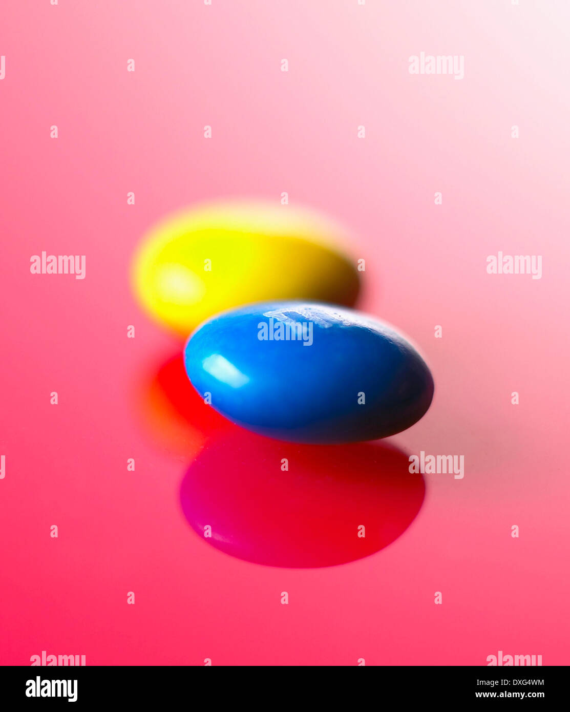 Bunte M und M Candy Süßigkeiten Stockfoto