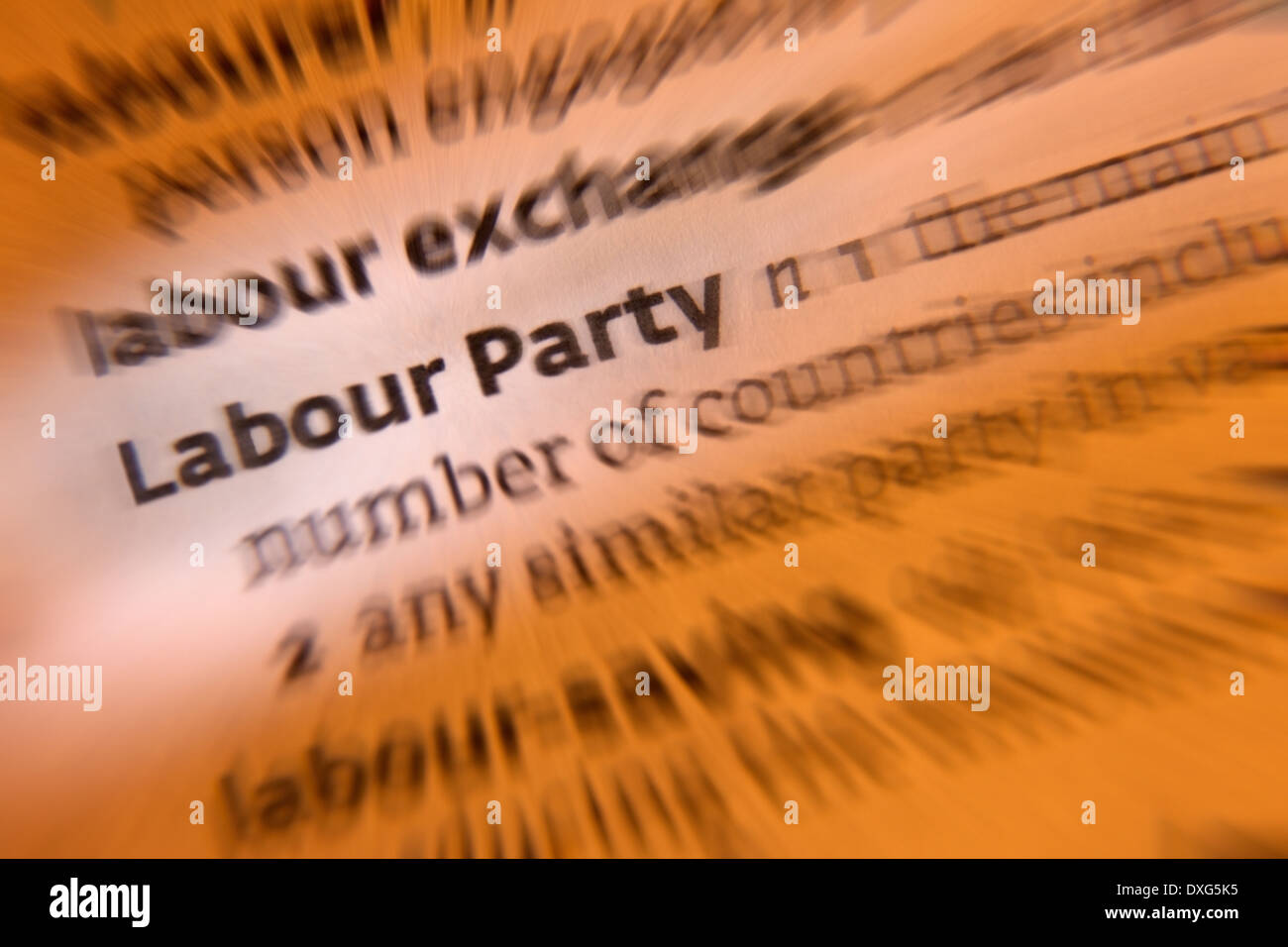 Die Labour-Partei ist eine große Link-vonmitte britische politische Partei Stockfoto