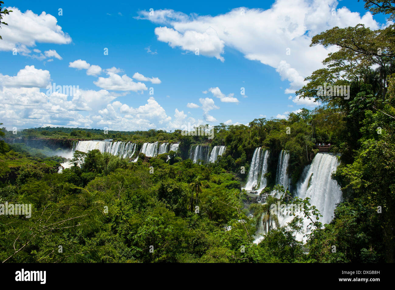 Iguazú Wasserfälle, Iguazú Nationalpark, UNESCO World Heritage Site, Argentinien Stockfoto