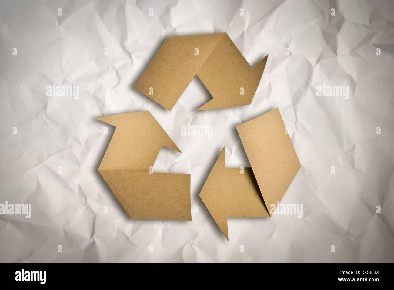 Recycling-symbol Stockfoto