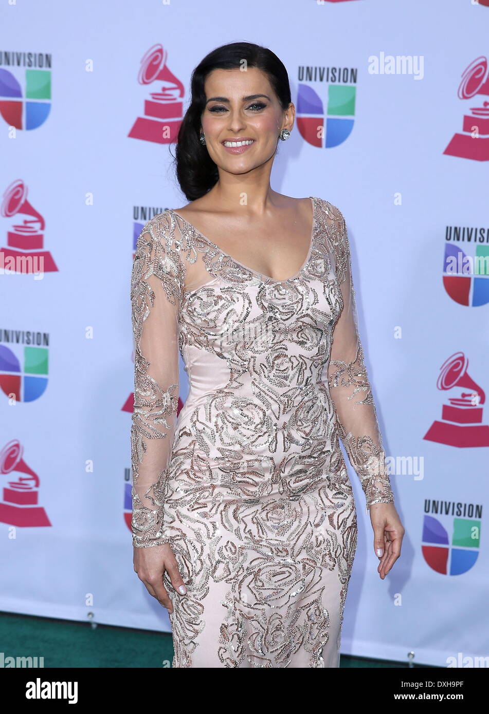 Nelly Furtado 13th Annual Latin Grammy Awards statt im Mandalay Bay Resort and Casino - Las Vegas, Nevada Ankünfte - 15.11.12 Featuring: Nelly Furtado Where: USA bei: 15. November 2012 Stockfoto