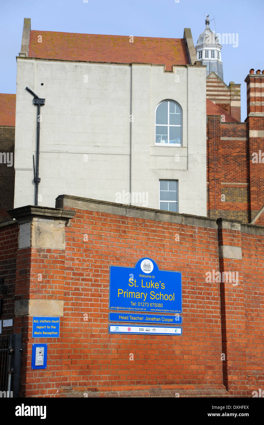 St Lukes Grundschule Brighton UK gebaut im viktorianischen Zeitalter Stockfoto