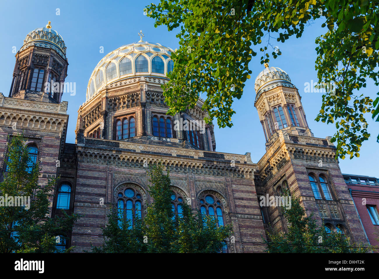 Synagoge in der Oranienburgerstraße Berlin, Deutschland Stockfoto