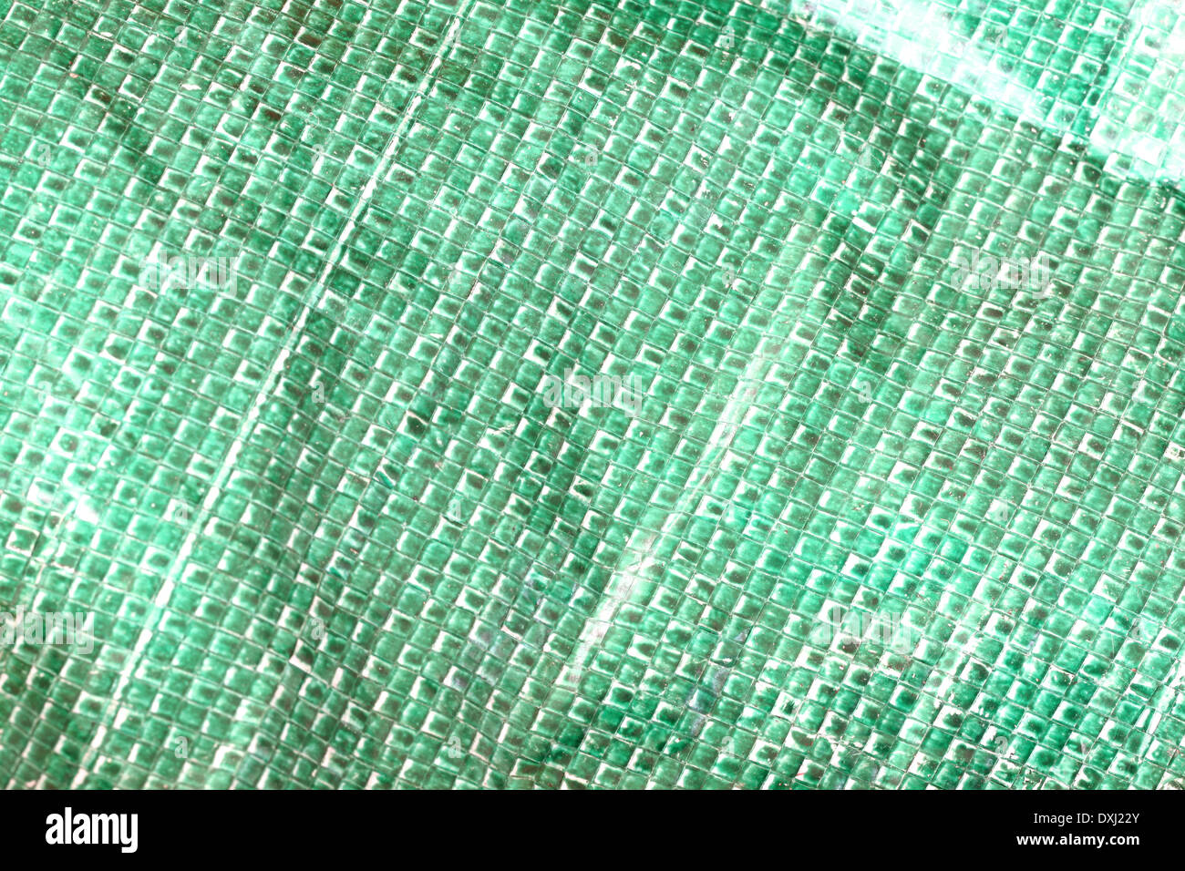 Grüne Oberfläche der Tasche für das Hintergrundbild. Stockfoto
