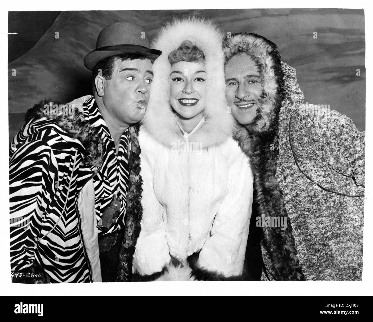 ABBOTT UND COSTELLO VERLOREN IN ALASKA Stockfoto