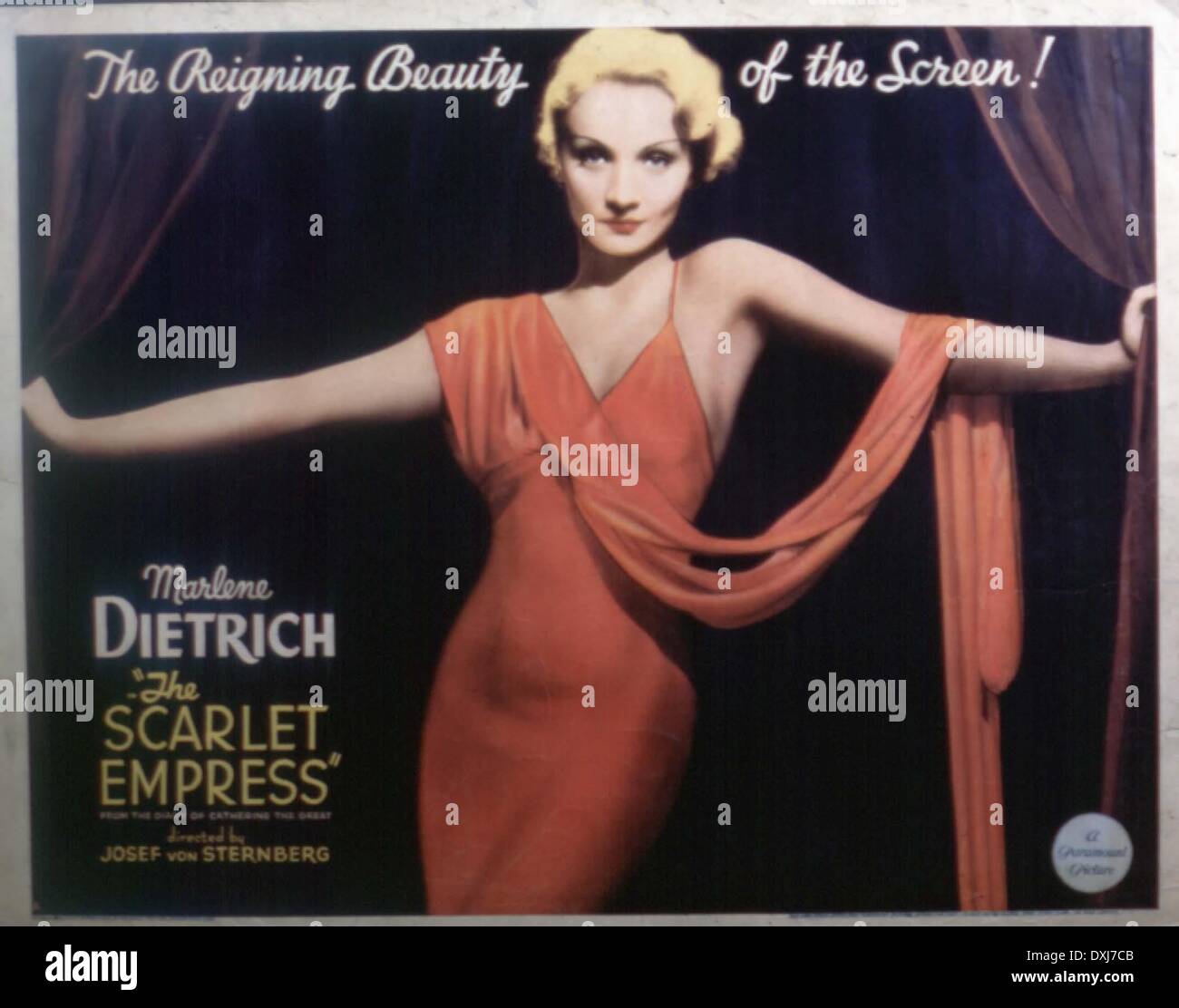 DIE SCHARLACHROTE KAISERIN Stockfoto