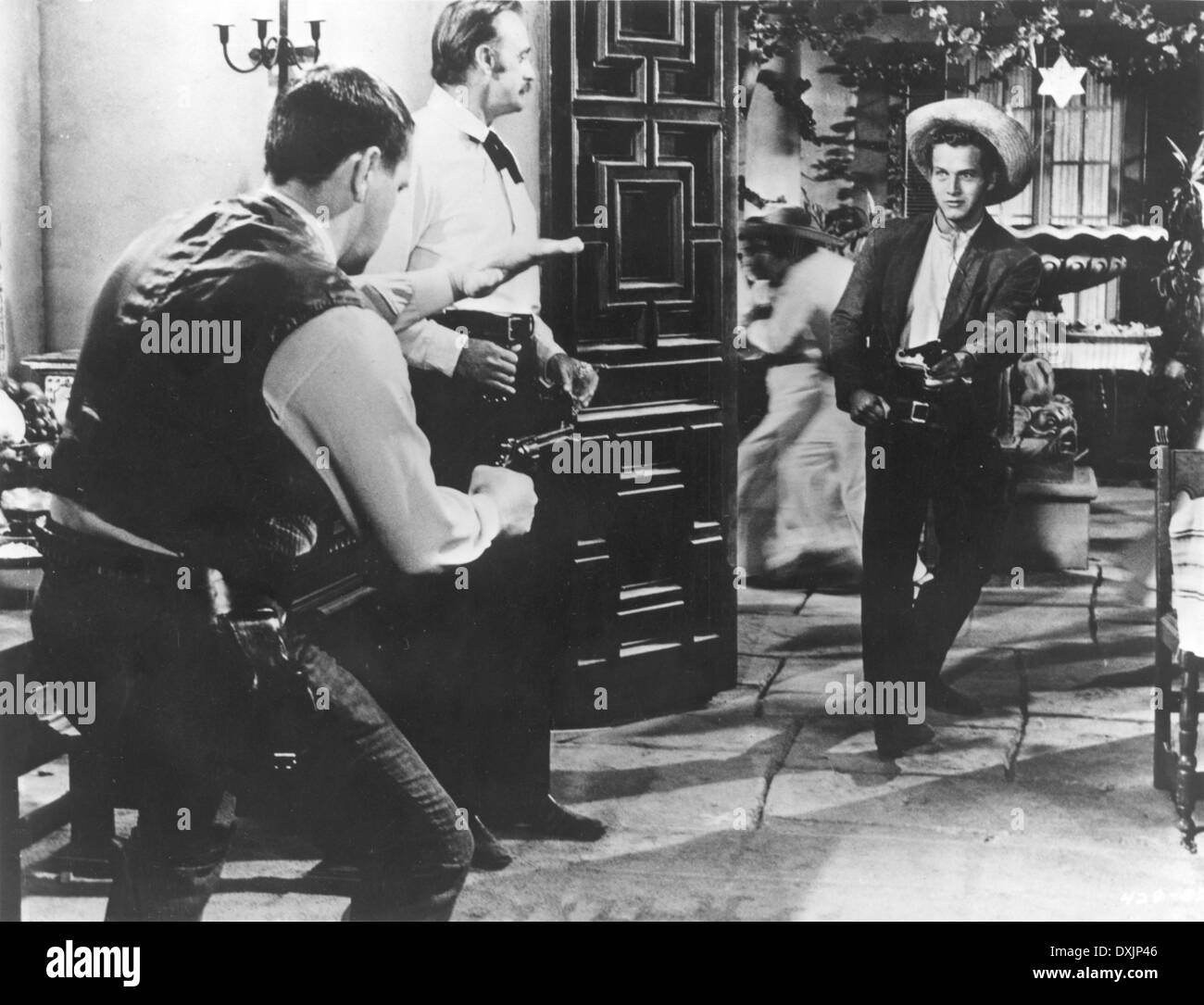 DER LINKSHÄNDER GUN Stockfoto