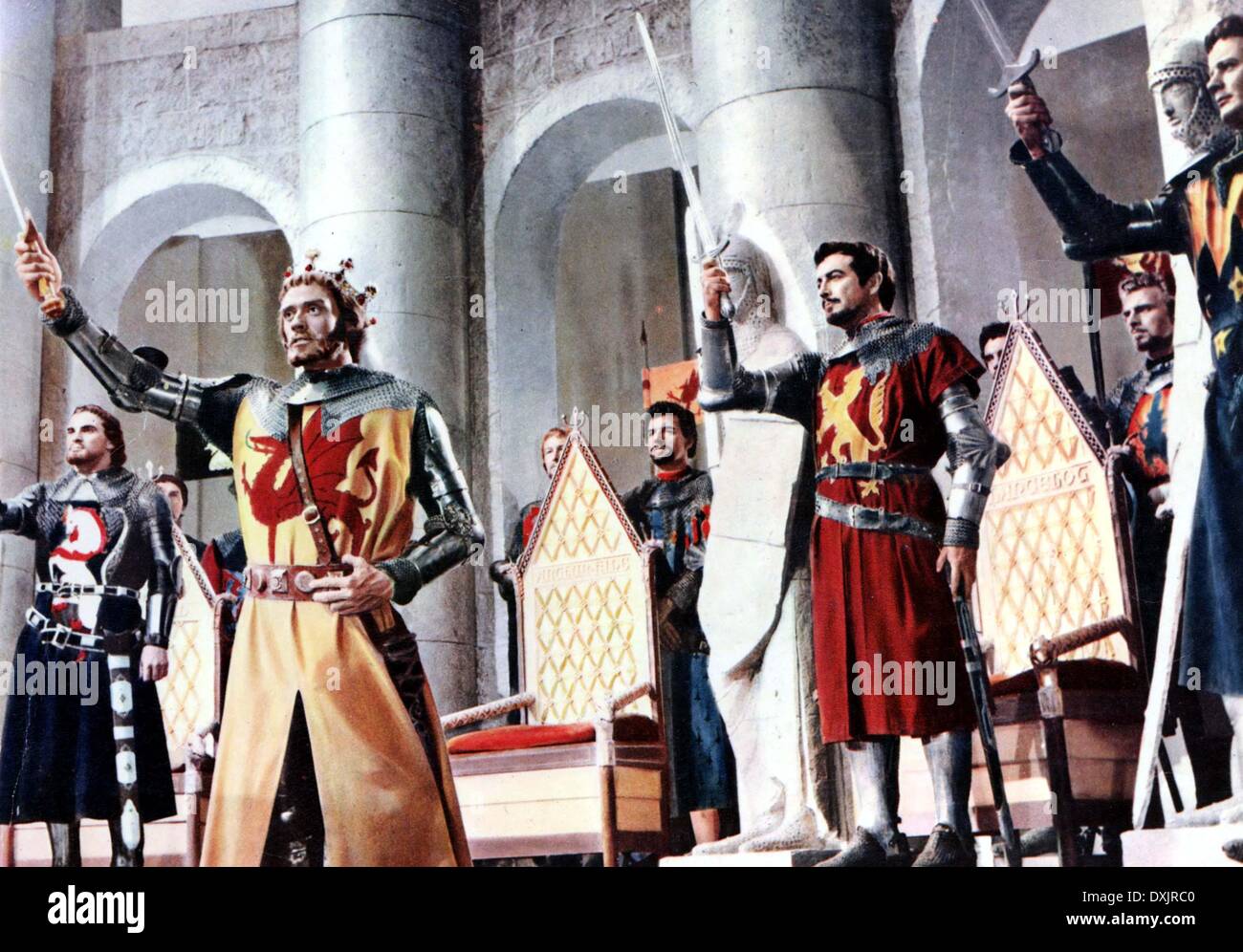 Knights Of The Round Table (US1953) MEL FERRER AS König ARTHU Stockfoto