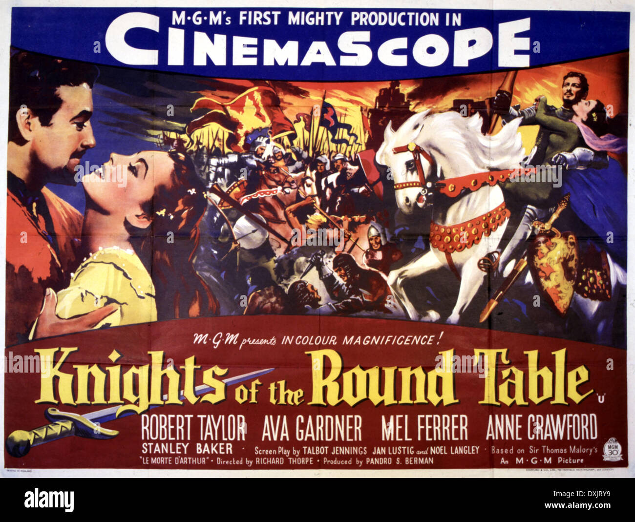 KNIGHTS OF THE ROUND TABLE (US1953) Stockfoto