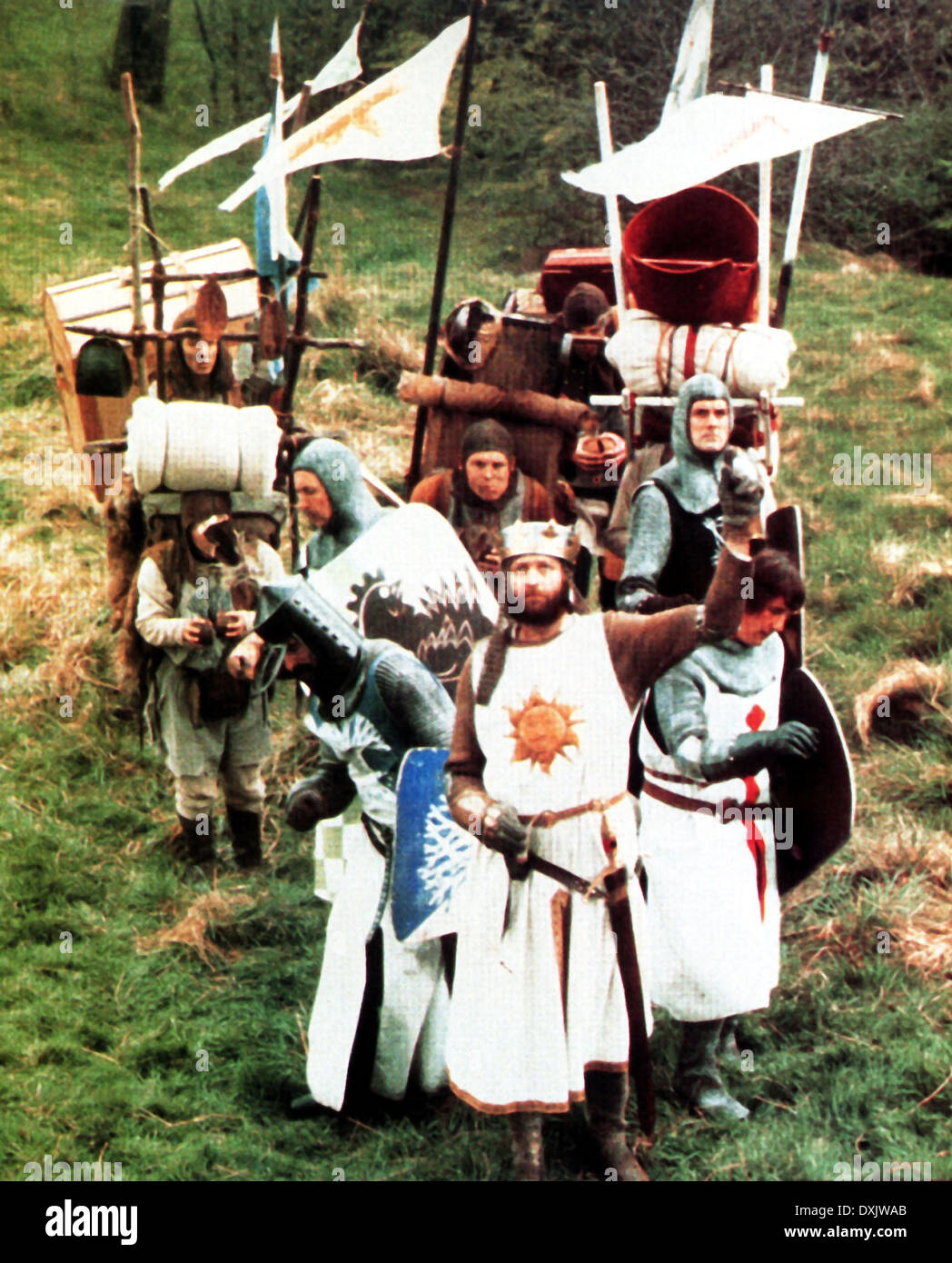 MONTY PYTHON UND DER HEILIGE GRAL Stockfoto