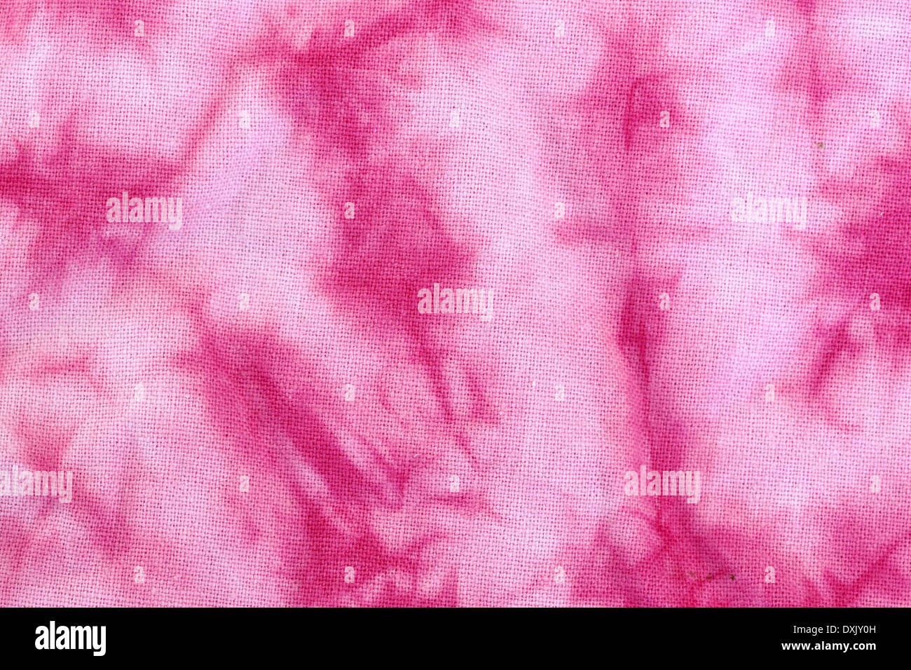 Rosa Muster auf dem Stoff für den Hintergrund. Stockfoto