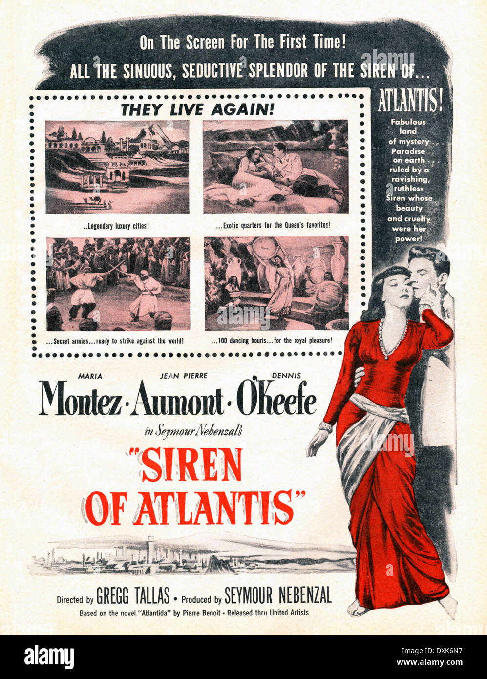 SIRENE VON ATLANTIS Stockfoto