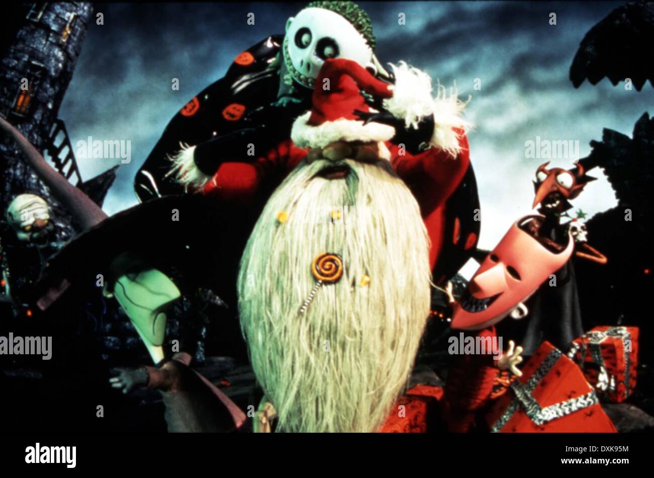 TIM BURTONS NIGHTMARE BEFORE CHRISTMAS Stockfoto