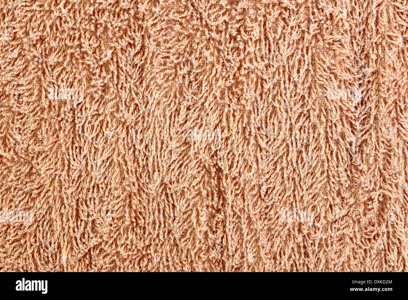 Muster auf braunen Handtücher für den Hintergrund. Stockfoto