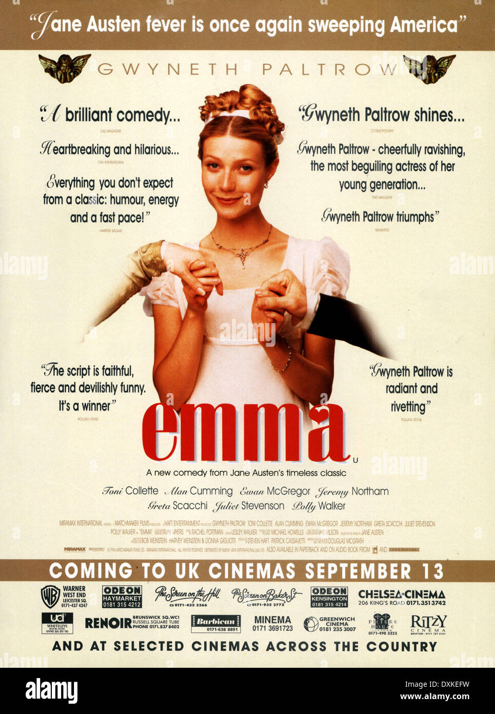 EMMA (UK / U.S. 1996) POSTER Stockfoto