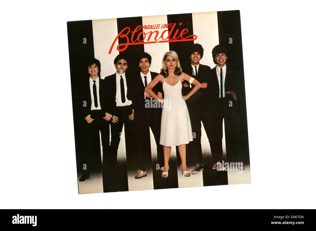 Parallele Linien war das 3. Studioalbum der amerikanischen New-Wave-Band Blondie, im Jahr 1978 von Chrysalis Records veröffentlicht. Stockfoto