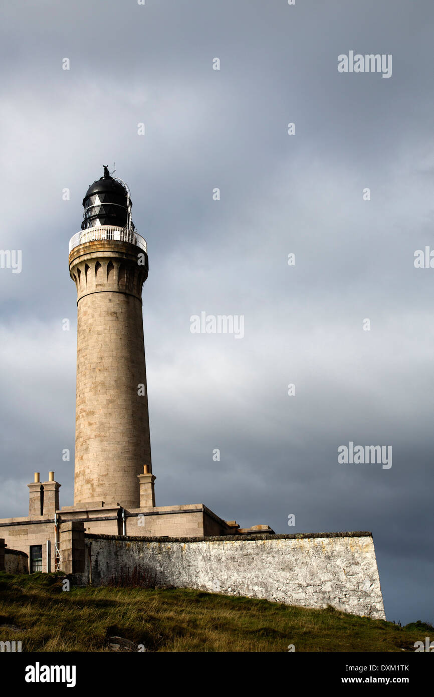 Der Leuchtturm am Punkt der Ardnamurchan, Schottland Stockfoto