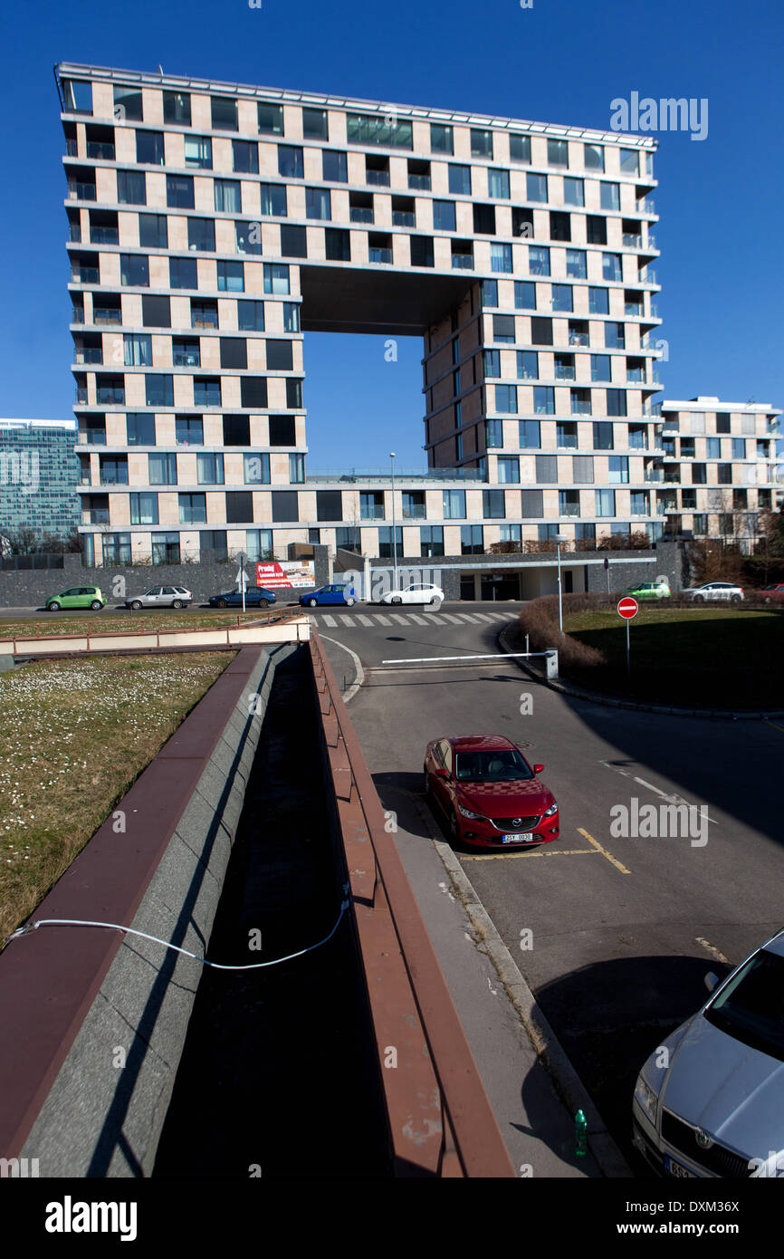 Residenz Kavci Hory Pankrác Prag Tschechische Republik Stockfoto
