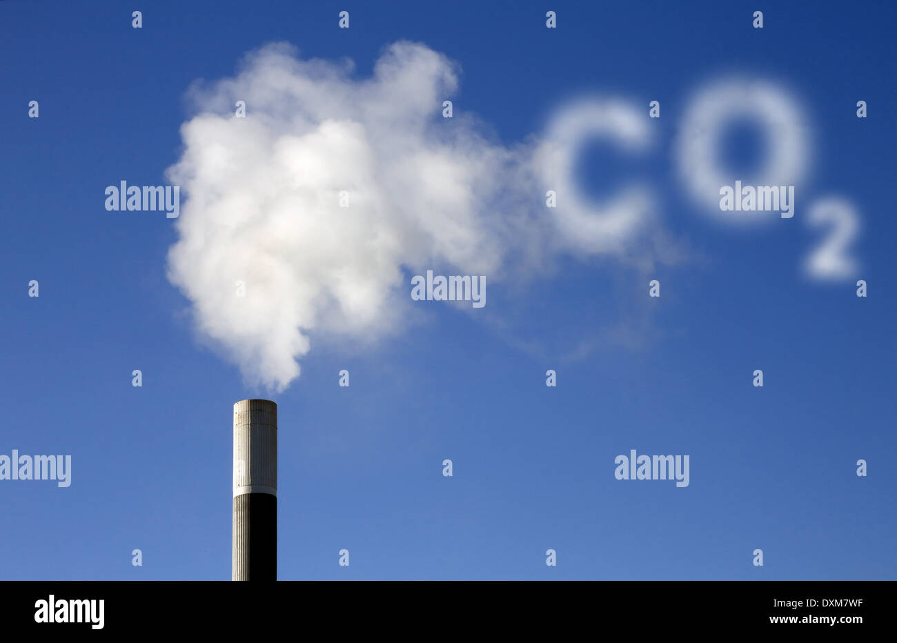 Klimawandel. Stockfoto