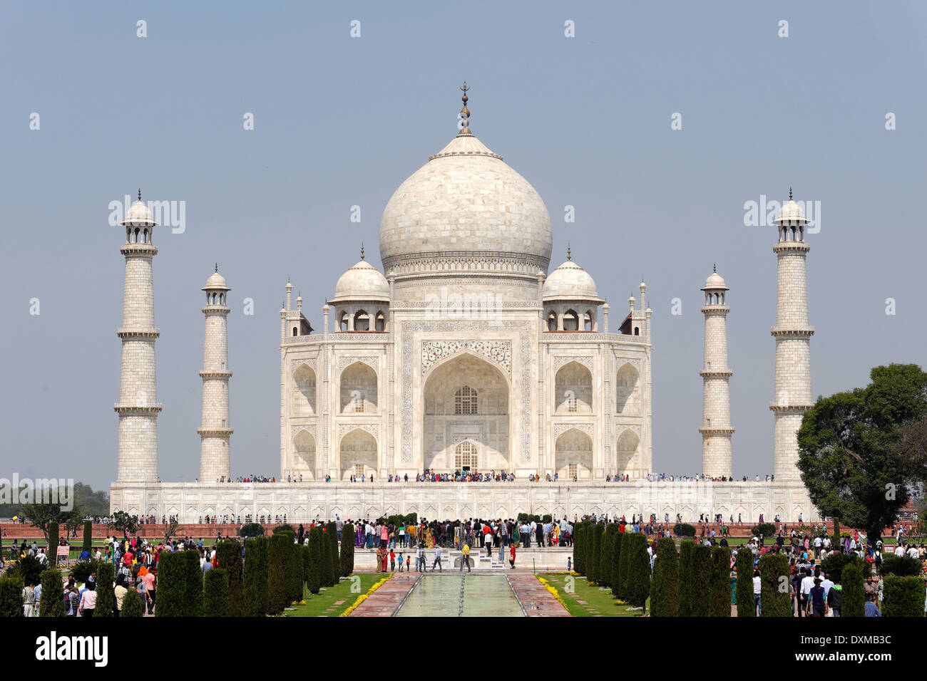 Indien, Agra, Taj Mahal Stockfoto
