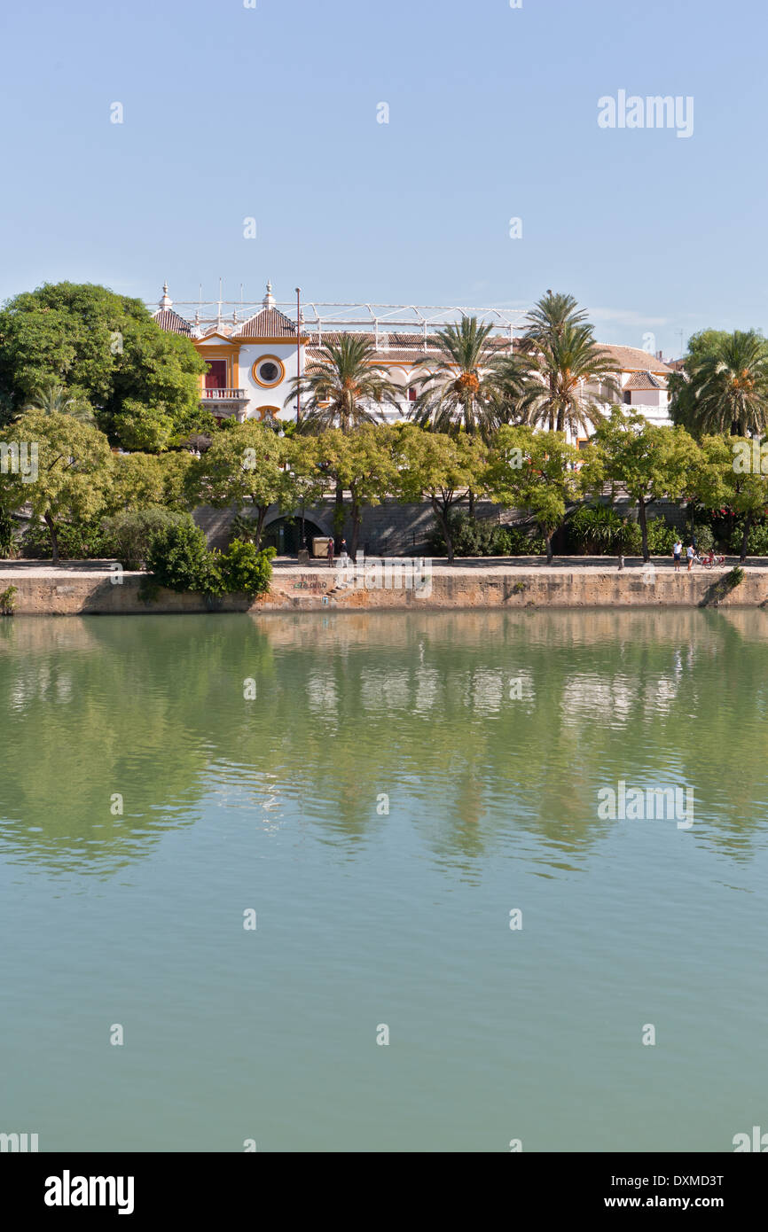 Des Flusses Guadalquivir Stockfoto