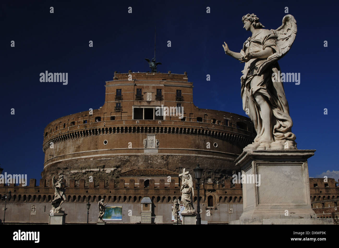 Italien. Rom. Mausoleum des Kaisers Hadrian oder Schloss Sant. 2.. Jahrhundert A.C. Stockfoto