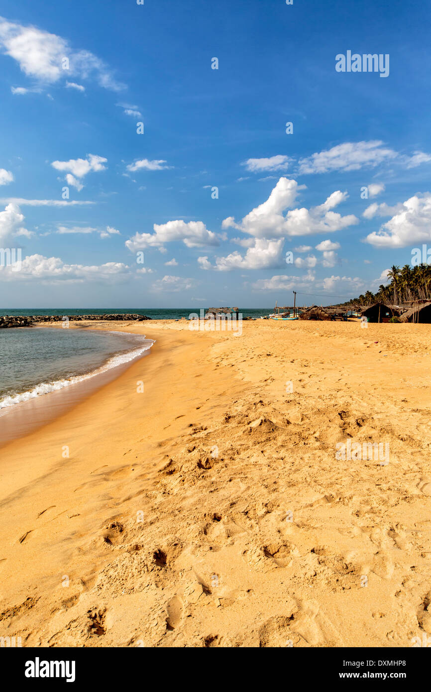 Negombo Strand auf Sri Lanka Stockfoto