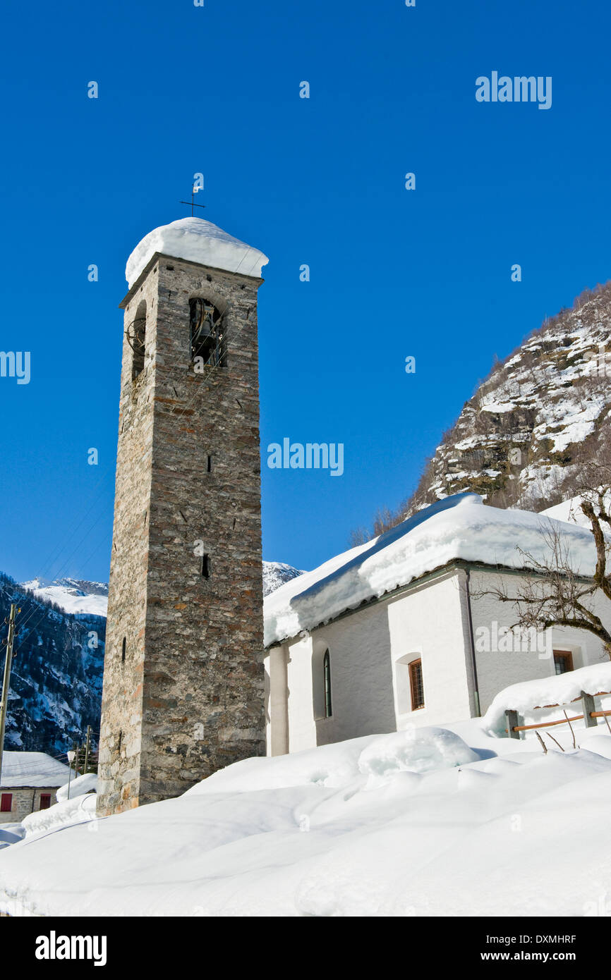 Schweiz, Lavizzara Tal, Peccia Stockfoto