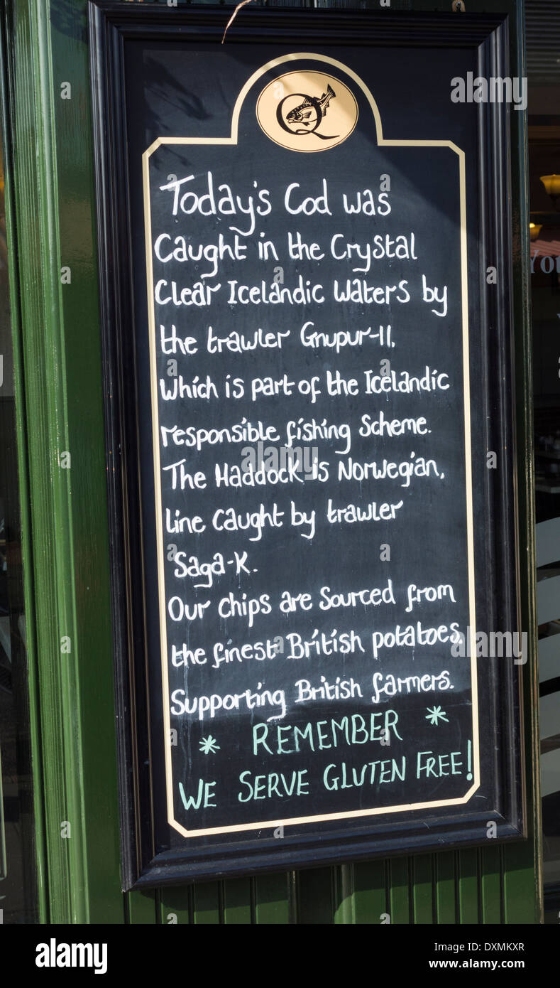 Kai, Whitby, North Yorkshire. VEREINIGTES KÖNIGREICH. Gewinner des besten unabhängigen Fish and Chips Imbiss Staatspreis 2014 Stockfoto