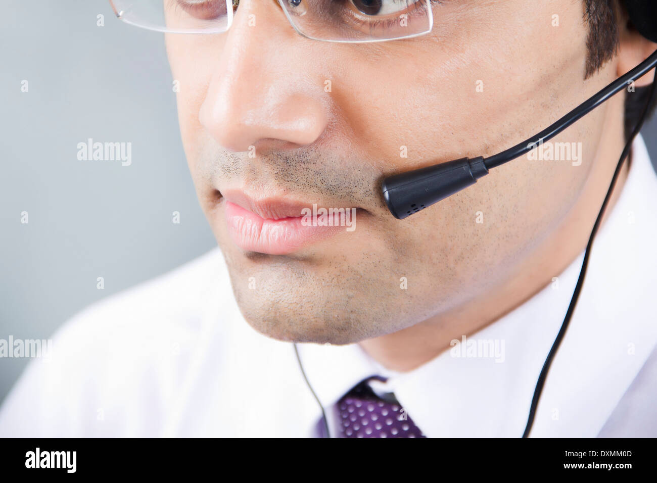 indischen Call center Marketing Stockfoto