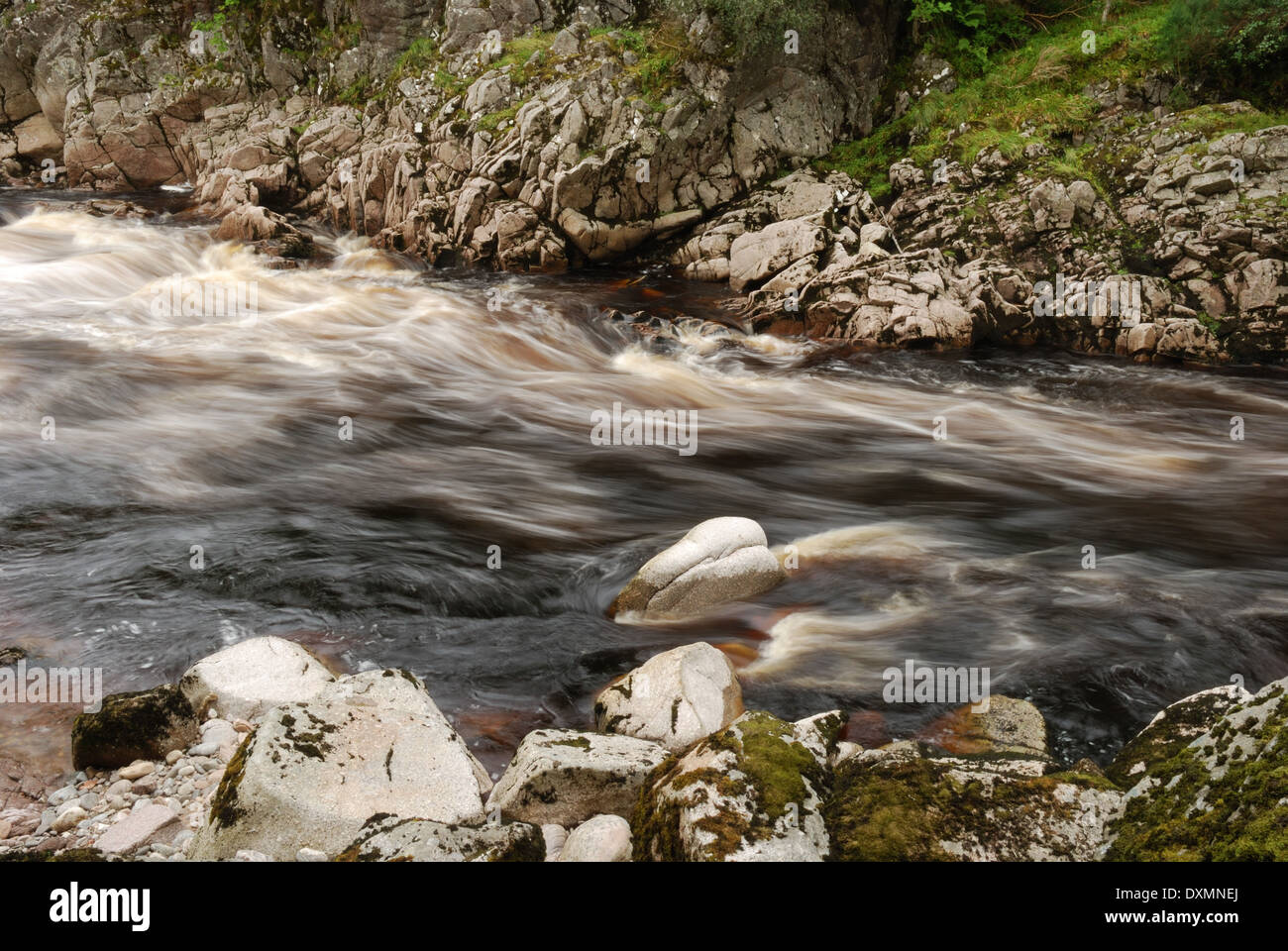 Fluß Findhorn, Schottland Stockfoto
