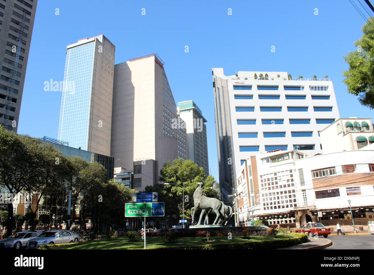 Das Hotelviertel in Polanco, Mexiko-Stadt, Mexiko Stockfoto